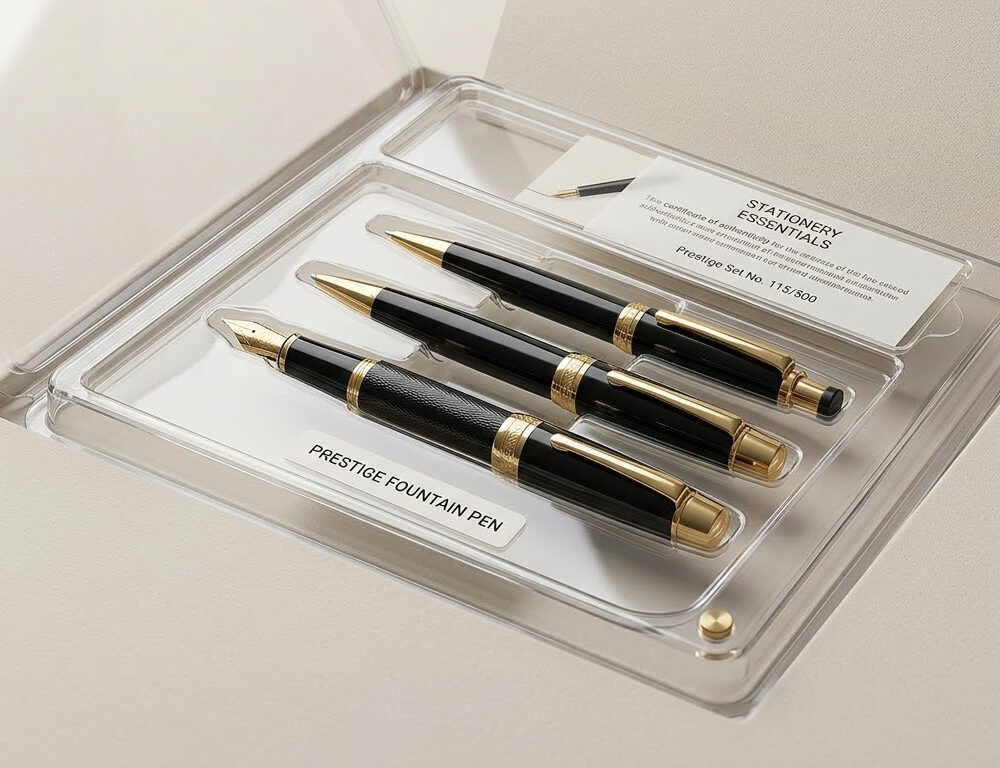 transparente Thermoformverpackung für Stifte