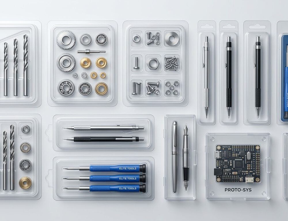 transparente Verpackung für Eisenwaren und Werkzeug