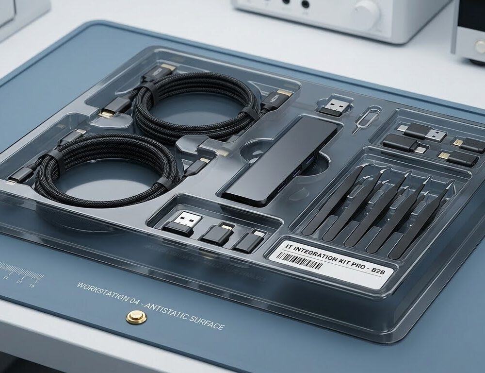 Blisterverpackung für Elektronik