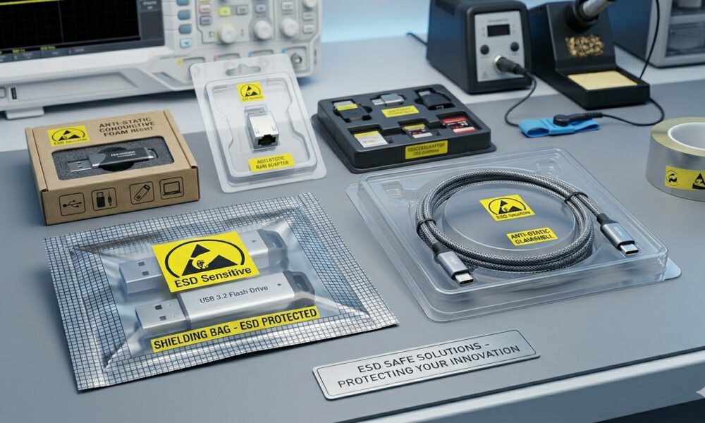 Beutel, Blister und Schachteln für Elektronikzubehör